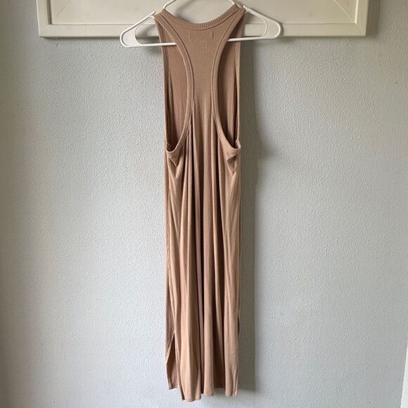 Abercrombie & Fitch Ribbed Jersey Knit tank Midi Dress - Picture 6 of 9